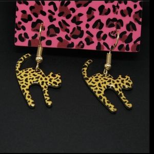 Betsey Johnson Leopard Earrings